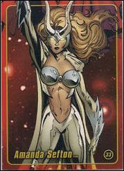 Marvel Heroes Figure Factory: Series 2 (Base Set) card 33 Amanda Sefton
