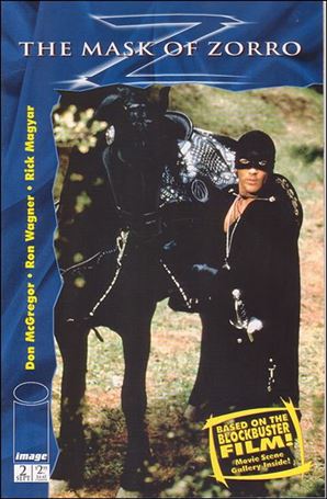 Mask of Zorro issue 2-B Photo Cover