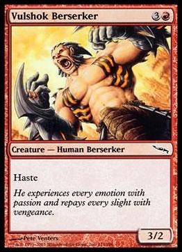 Magic the Gathering: Mirrodin (Base Set) card 111 Vulshok Berserker