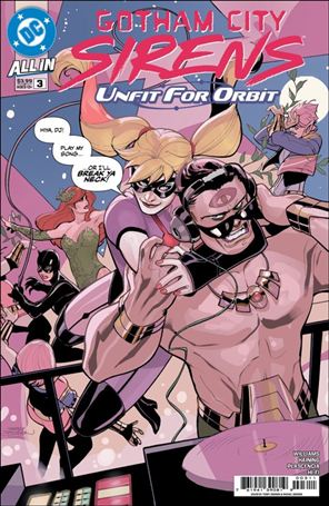 Gotham City Sirens: Unfit for Orbit issue 3 Terry Dodson Cover