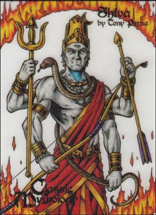 Classic Mythology (Hindu Frosted Clear Subset) card 4 Shiva