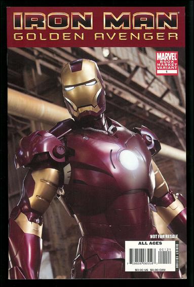 Iron Man: Golden Avenger issue 1-B Book Market Edition