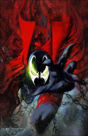 Spawn issue 301-N Bill Sienkiewicz Virgin Cover