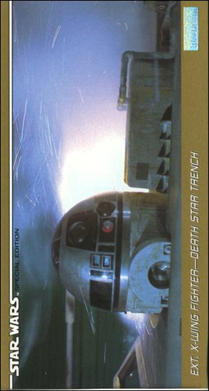 Star Wars Trilogy Special Edition Widevision  (Base Set) card 57 Ext. X-Wing Fighter - Death Star Trench