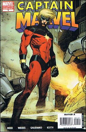 Captain Marvel (2008) issue 1-C Lee Weeks Cover (2nd Printing)