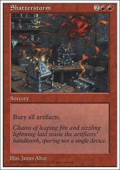Magic the Gathering: 5th Edition (Base Set) card 267 Shatterstorm