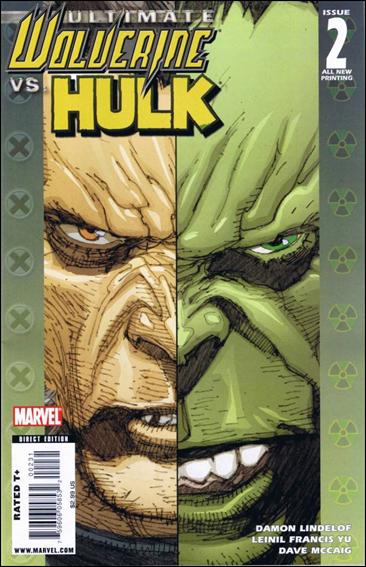 Ultimate Wolverine vs Hulk issue 2-C Leinil Francis Yu Cover (All New Printing)