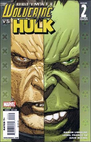Ultimate Wolverine vs Hulk issue 2-C Leinil Francis Yu Cover (All New Printing)