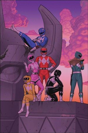 Mighty Morphin Power Rangers issue 2-E Joe Quinones 1:50 Cover
