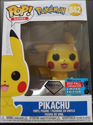 POP! Games figure 842-B Pikachu (Diamond Fall Convention Exclusive)