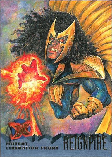 1995 Fleer Ultra X-Men (Base Set) card 85 Reignfire