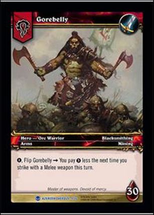 World of Warcraft: Heroes of Azeroth (Oversized Hero Subset) card 9 Gorebelly