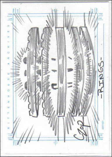 Stargate SG-1: Season 5 (Sketch Subset) card No Number g Rings 1/400