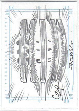 Stargate SG-1: Season 5 (Sketch Subset) card No Number g Rings 1/400