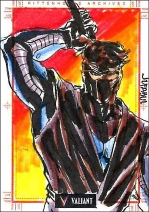 2013 Valiant Comics Preview Trading Card Set (Sketch Card Subset) card JF-05