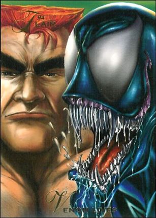 Marvel Annual Flair '94 (Base Set) card 140 Venom Lives