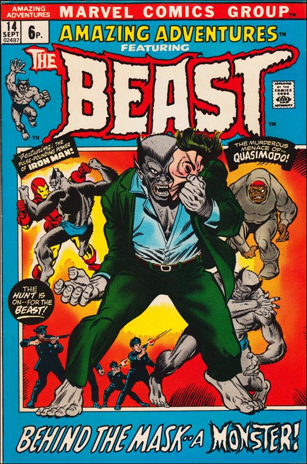 Amazing Adventures (1970) issue 14-B UK Price Cover