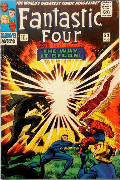Fantastic Four (1961) issue 53-B UK Price Cover