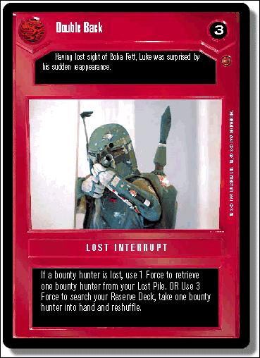 Star Wars: Cloud City Limited (Base Set) card 44 Double Back