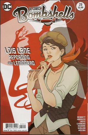 DC Comics Bombshells  issue 28 Marguerite Sauvage Cover