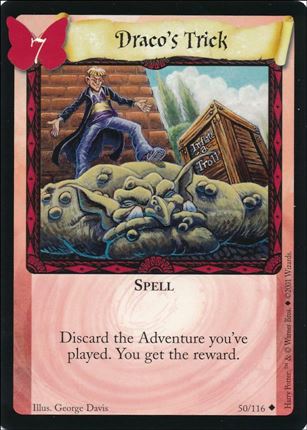 Harry Potter (Base Set) card 50 Draco's Trick