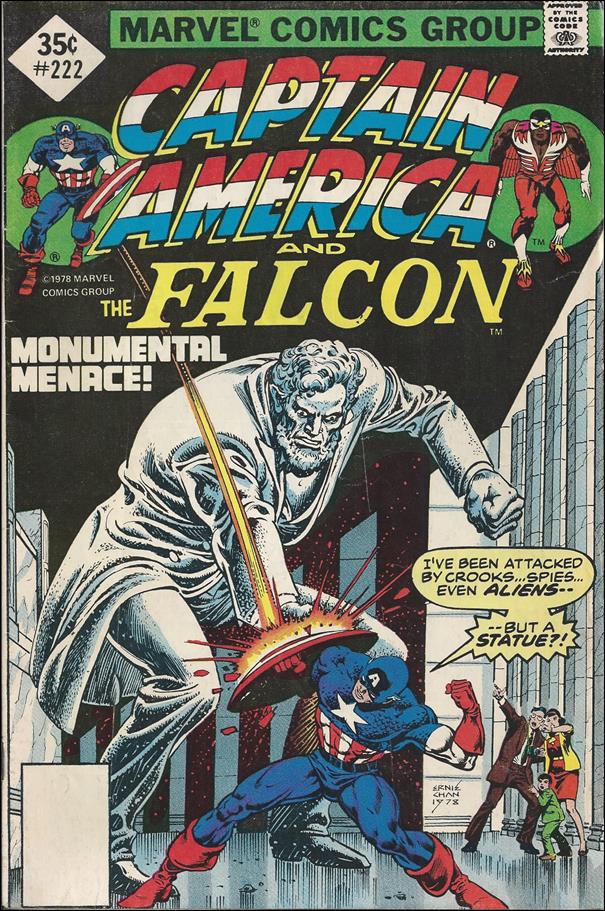 Captain America (1968) issue 222-C Whitman Cover