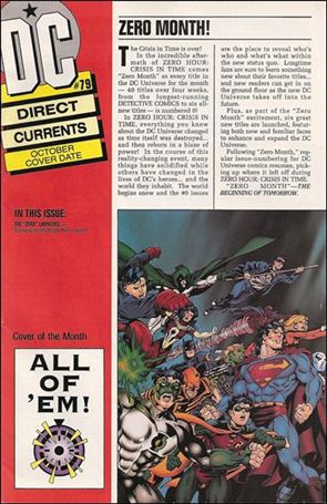 Direct Currents (1988) issue 79 Color Corrected (2nd Printing)