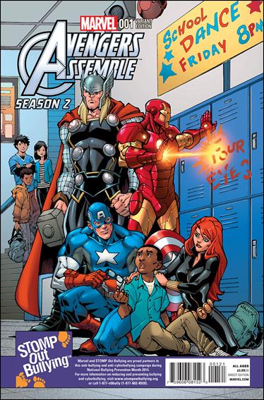 Marvel Universe Avengers Assemble Season 2 issue 1-B Todd Nauck Stomp Out Bullying Cover