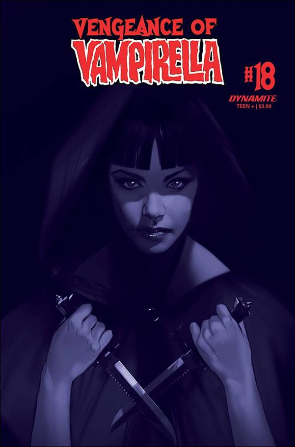 Vengeance of Vampirella (2019) issue 18-N Ben Oliver 1:40 Blue Tint Cover