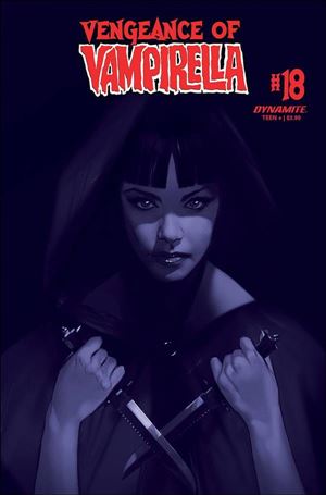 Vengeance of Vampirella (2019) issue 18-N Ben Oliver 1:40 Blue Tint Cover