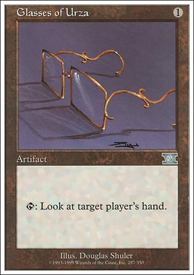 Magic the Gathering: 6th Edition (Base Set) card 287 Glasses of Urza