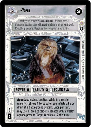 Star Wars: Coruscant Limited (Base Set) card 129 Yarua