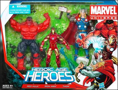 Marvel Universe (3-Packs) figure 9 Heroic Age Heroes
