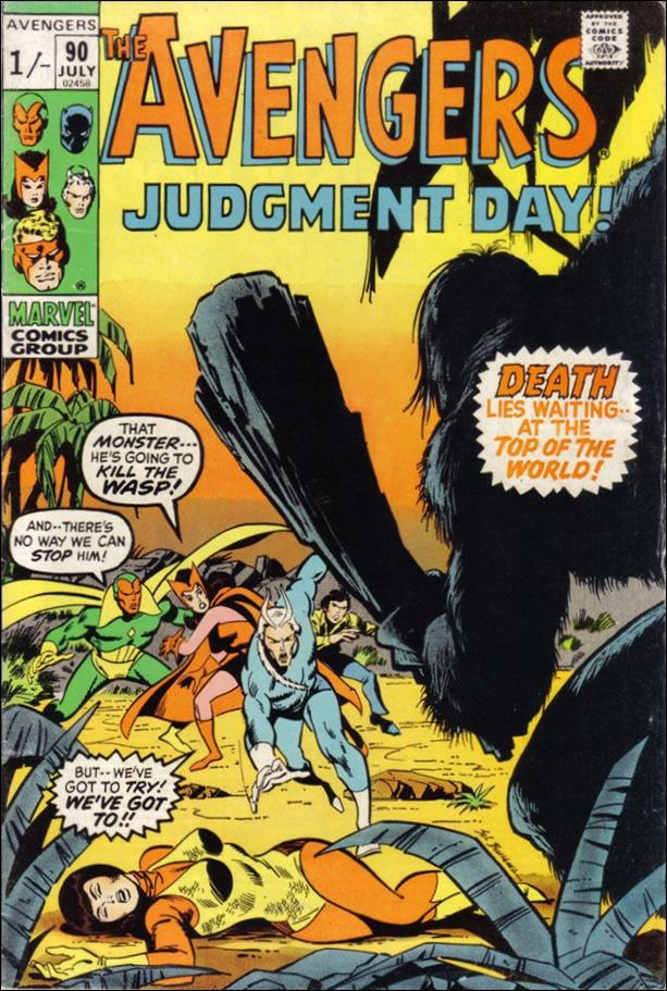 Avengers (1963) issue 90-B UK Price Cover