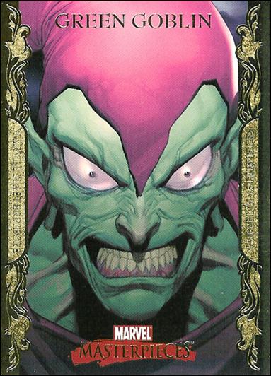 2007 Marvel Masterpieces (Parallel Gold Border Base Set) card 34 Green Goblin