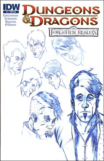 Dungeons & Dragons: Forgotten Realms issue 1-C Lee Ferguson 1:10 Character Study Sketch Cover