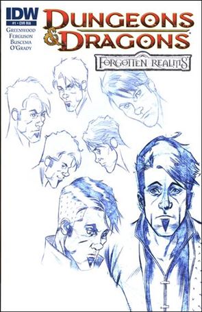Dungeons & Dragons: Forgotten Realms issue 1-C Lee Ferguson 1:10 Character Study Sketch Cover
