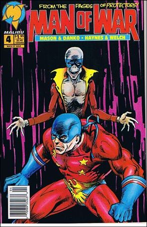 Man of War (1993) issue 4-B Newsstand Edition / Price Variant