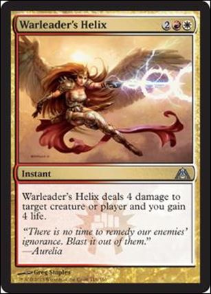 Magic the Gathering: Dragon's Maze (Base Set) card 116 Warleader's Helix