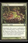 Magic the Gathering: Duels of the Planeswalkers (Base Set) card 80 River Boa