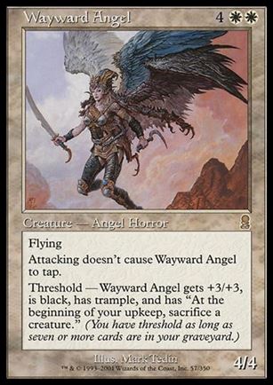 Magic the Gathering: Odyssey (Base Set) card 57 Wayward Angel