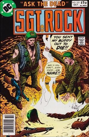 Sgt. Rock (1977) issue 333-B UK Price Cover