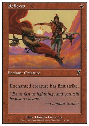 Magic the Gathering: 7th Edition (Base Set) card 213 Reflexes