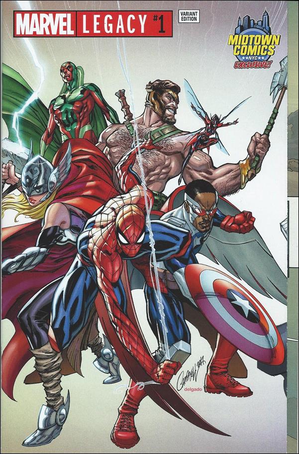 Marvel Legacy issue 1-R J. Scott Campbell Midtown Comics Gatefold Cover