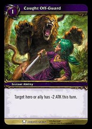 World of Warcraft: Heroes of Azeroth (Base Set) card 158 Caught Off-Guard