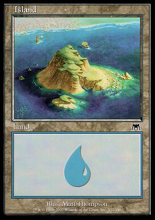 Magic the Gathering: Onslaught (Base Set) card 337 Island