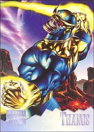 1995 Marvel Masterpieces (Holoflash Subset) card 7 Thanos