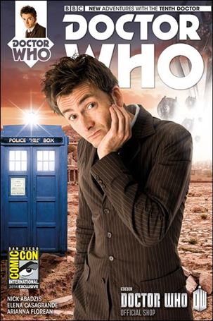Doctor Who: The Tenth Doctor issue 1-T BBC Shop San Diego Comic-Con Photo Cover
