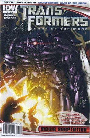 Transformers: Dark of the Moon Movie Adaptation issue 2 Jorge Jimenez Moreno Cover