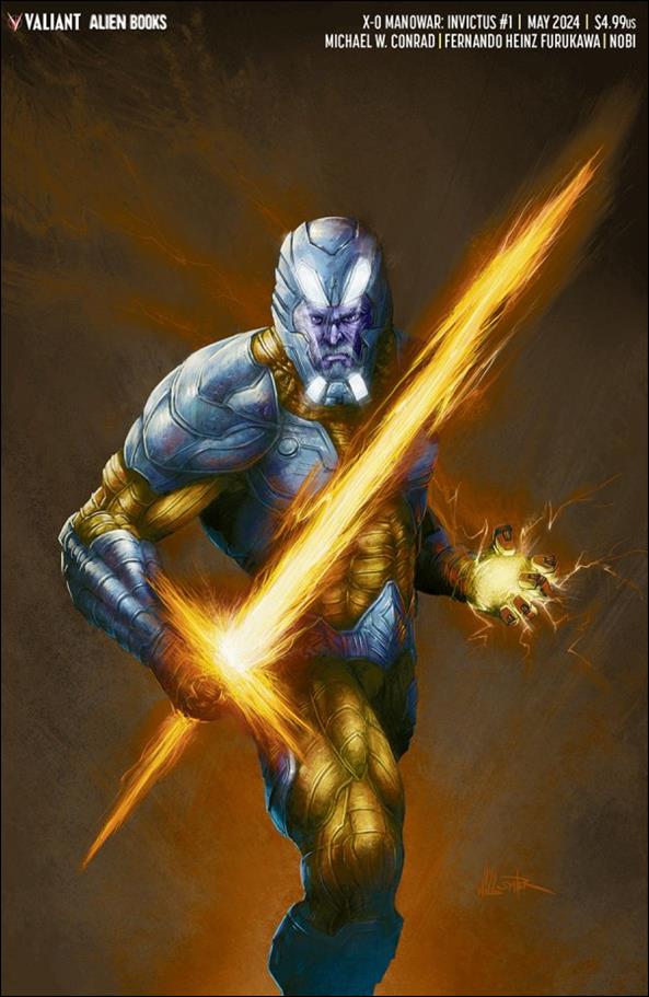 X-O Manowar: Invictus issue 1-D Toby Willsmer Virgin Cover